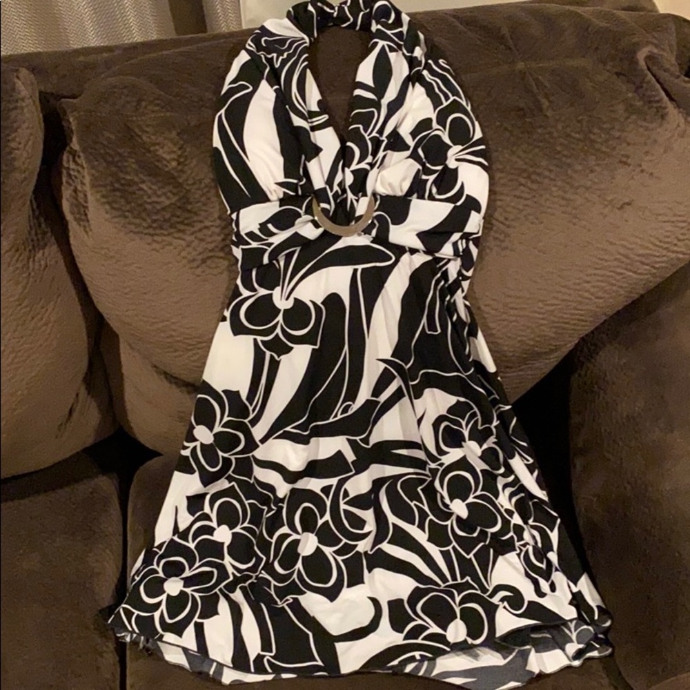 Halter a line dress